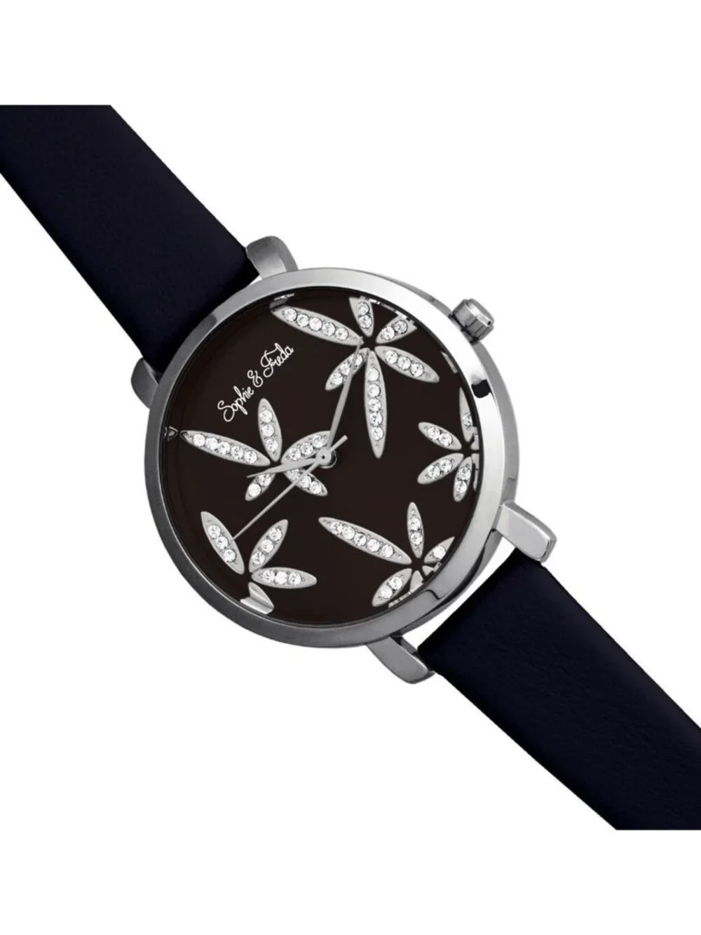 NWT Sophie And Freda Key West Black Dial Ladies Watch